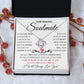 My Beautiful Soulmate Necklace Future Wife Gifts, Promise Necklace For Her, Fiance Gifts For Her, Valentine Birthday Gifts For Future Wife With Message Card Box LED, Soulmate Necklace For Women, To My Wife Necklace Love knot Thang