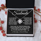 To My Beautiful Soulmate Necklace Gift for Her, Soulmate for Wife Birthday Gifts from Husband, Valentine Jewelry for Women, Soulmate Gifts, Message Card and Necklace Gifts Box Gift Box Styles on Birthday, Wedding, Anniversary, Valentine Love knot Thang
