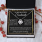 To My Beautiful Soulmate Necklace, Love knot Necklace for Girlfriend, Soulmate Jewelry, Soulmate Necklace, Future Wife Gift, Necklace for Wife from Husband Necklace Message Card and Gift Box Styles on Birthday, Christmas, Wedding, Anniversary Love knot Th