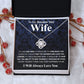 Gifts For Wife Birthday Gifts From Husband Necklace Valentines Day, Necklace for Future Soulmate, Wedding Valentine Jewelry for Wife Necklace Gifts from Husband - Soulmate Gift Necklace with Message Card and Gift Box Love knot Thang