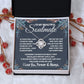 To My Beautiful Soulmate Necklace, Soulmate Jewelry For Women, Wife Necklace From Husband, Wife Wedding Gifts Necklace For Wife, Soulmate Gifts For Her, To My Future Wife Necklace Soulmate Love knot Thang