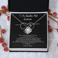 Couples Gifts Necklace To My Hot Soulmate Necklace, Necklace Gifts For Wife From Husband Jewelry Romantic Gifts For My Wife Necklace Custom Name Message Card and Gift Box Styles on Birthday, Christmas, Wedding, Anniversary, Valentine Love knot Thang