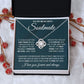 Couples Gifts, To My Beautiful Soulmate Necklace From Husband, Valentine For Wife From Husband, Wife Wedding From Husband, To My Wife, Necklace Custom Name Message Card and Gift Box Styles on Birthday, Christmas, Wedding, Anniversary Love knot Thang