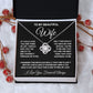 Soulmate Necklace Gifts From Husband, For Wife From Husband, Wife Gifts From Husband, Necklaces For Wife From Husband To My Wife Necklace Message Card and Necklace Gift Box Gift Box Styles on Birthday, Wedding, Anniversary, Valentine Love knot Thang