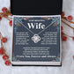 Gifts For Wife Birthday Gifts From Husband Necklace Valentines Days, Necklace for Future Soulmate, Birthday Wedding Jewelry for Wife Necklace Gifts from Husband - Soulmate Gift Necklace with Message Card and Gift Box Love knot Thang