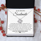 To My Beautiful Soulmate Necklace Valentine Gifts for Wife Gifts from Husband, Wife Anniversary Gifts, Gifts for Wife, Message Card and Necklace Gift Box Gift Box Styles on Birthday, Wedding, Anniversary, Valentine Love knot Thang