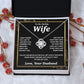 Valentine Gifts for Wife Necklace from Husband, Gifts for Wife from Husband, Wedding Gifts for Her Gifts Soulmate Message Card and Necklace Gift Box Gift Box Styles on Birthday, Wedding, Anniversary, Valentine Love knot Thang