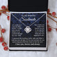 Soulmate Necklace Gift for Her, Soulmate Jewelry, Necklace for Future Wife, Valentine Anniversary Jewelry for Wife Necklace Gifts from Husband - Soulmate Gift Necklace with Message Card and Gift Box Love knot Thang