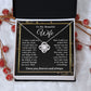 To My Beautiful Soulmate Necklace Gift For Her, Wife Gifts From Husband, Anniversary Gifts For Wife From Husband To My Wife Necklace Message Card and Necklace Gift Box Gift Box Styles on Birthday, Wedding, Anniversary, Valentine Love knot Thang