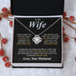 To My Beautiful Soulmate Necklace Gifts for Wife from Husband, Soulmate Valentine Gifts, Gift for Soulmate Message Card and Necklace Gift Box Gift Box Styles on Birthday, Wedding, Anniversary, Valentine Love knot Thang