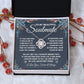 To My Beautiful Soulmate Necklace Gift for Her, Soulmate for Wife Valentine Gifts from Husband, Birthday Jewelry for Women, Soulmate Gifts, Message Card and Necklace Gifts Box Gift Box Styles on Birthday, Wedding, Anniversary, Valentine Love knot Thang