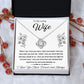 Soulmate Necklace For Women, Soulmate Gifts For Her, Future Wife Necklace, Necklaces Girlfriend, Soulmate Jewelry, To My Wife Necklace, Wife Necklace From Husband, Necklace Message Card and Gift Box Styles on Birthday, Christmas, Valentine Love knot Thang