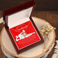 To My Beautiful Soulmate Necklace For Women, Funny Gifts For Girlfriend,Valentine Presents For Girlfriend, Best Birthday Meaningful Gift Ideas For Wife, Women Romantic Jewelry For Her Anniversary Message Card and Gift Box Styles Love knot Thang