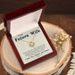 Soulmate Necklace For Women, Soulmate Gifts For Her, Future Wife Necklace, Necklaces For Girlfriend, To My Wife Necklace, Wife Necklace From Husband, Necklace Message Card and Gift Box Styles on Birthday, Christmas, Valentine Love knot Thang