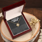 Couples Gifts, To My Smokin's Hot Wife Necklace, Bonus Necklace Gift For Her, Birthday Gift Necklaces Customer Name Message Card and Gift Box styles On Birthday, Christmas, Anniversary Love knot Thang