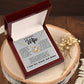 Soulmate Necklace For Women, To My Wife, Soulmate Gifts For Her, Future Wife Necklace, Necklaces For Girlfriend, To My Wife Necklace, Wife Necklace From Husband Necklace Message Card and Gift Box Styles on Birthday, Christmas, Valentine Love knot Thang