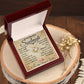 My Beautiful Soulmate Necklace Future Wife Gifts, Promise Necklace For Her, Fiance Gifts For Her, Valentine Gifts For Soulmate From Husband With Message Card Box LED, Soulmate Necklace For Women, To My Wife Necklace Love knot Thang