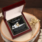 To My Soulmate Necklace For Women, Funny Gifts For Girlfriend,Valentine Christmas Presents For Girlfriend, Best Birthday Meaningful Gift Ideas For Wife, Women Romantic Jewelry For Her Wedding Message Card and Gift Box Styles Love knot Thang