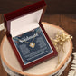Couples Gifts Necklace To My Soulmate Necklace Anniversary Valentine Jewelry Romantic Gifts For My Wife Pendant Jewelry with Message Card and Box Necklaces for Women Valentines Day Happy Anniversary Wedding Present Love knot Thang