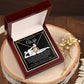 To My Beautiful Wife Necklace For Women, Funny Gifts For Girlfriend,Valentine Christmas Presents For Girlfriend, Best Birthday Meaningful Gift Ideas For Wife, Women Romantic Jewelry For Her Wedding Message Card and Gift Box Styles  Love knot Thang