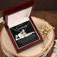 To My Beautiful Soulmate Necklace For Women, Funny Gifts For Girlfriend,Valentine Christmas Presents For Girlfriend, Best Birthday Meaningful Gift Ideas For Wife, Women Romantic Jewelry For Her Anniversary Message Card and Gift Box Styles Love knot Thang