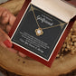 to My Future Wife Necklace, to my Wife, Necklaces For Wife From Husband With, Meaningful Necklace Message Card and Gift Box Styles on Birthday, Christmas, Anniversary  Love knot Thang
