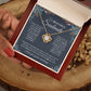 to My Beautiful Soulmate Necklace Future Wife Gifts, Promise Necklace For Her, Fiance Gifts For Her, Anniversary Birthday Gifts For Future Wife With Message Card Box LED, Soulmate Necklace For Women, To My Wife Necklace Love knot Thang