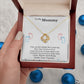 New Mom Gift Jewelry, To My Mommy Mom to Be Baby Feet Heart Pendant Necklace, Expecting Mother Pregnancy Gift Set, Baby Shower Gift, Mothers day Gift, Mom Necklace, Perfect Mother's Day Gift For New Mom LOVE KNOT