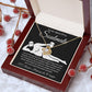 To My Beautiful Soulmate Necklace For Women, Funny Gifts For Girlfriend,Valentine Christmas Presents For Girlfriend, Best Birthday Meaningful Gift Ideas For Wife, Women Romantic Jewelry For Her Anniversary Message Card and Gift Box Styles Love knot Thang