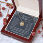 Wife Necklace Gift for Her, Soulmate Jewelry, Necklace for Future Wife, Anniversary Valentine Jewelry for Wife Necklace Gifts from Husband - Soulmate Gift Necklace with Message Card and Gifts Box Love knot Thang