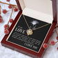 The Love Knot Necklace To My Love Knot Necklace, Happy First anniversary, Unique Gift from Husband, Best Jewelry for Wife, Necklace Message Card and Gift Box Styles on Birthday, Christmas, Anniversary  Love knot Thang