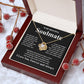 Gifts For Soulmate Birthday Gifts From Husband Necklace Valentines Days, Necklace for Future Soulmate, Anniversary Necklace Jewelry for Wife Necklace Gifts from Husband - Soulmate Gift Necklace with Message Card and Gift Box Love knot Thang