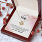 To My Wife Every Passing Second Gift Wife From Husband, Dear Wife, Jewelry For Women, Jewelry For Wife, Love Knot Meaningful Necklace Message Card and Gift Box Styles on Birthday, Christmas, Anniversary Love knot Thang