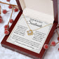 Couples Gifts, To My Beautiful Soulmate Necklace From Husband, Wedding Anniversary For Wife From Husband, Wife Wedding From Husband, To My Wife, Necklace Custom Name Message Card and Gift Box Styles on Birthday, Christmas, Wedding, Anniversary Love knot T