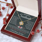 My Beautiful Soulmate Necklace Future Wife Gifts, Promise Necklace For Her, Fiance Gifts For Her, Valentine Gifts For Soulmate With Message Card Box LED, Soulmate Necklace For Women, To My Wife Necklace Love knot Thang