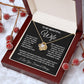 Soulmate Necklace Gifts From Husband, For Wife From Husband, Wife Gifts From Husband, Necklaces For Wife From Husband To My Wife Necklace Message Card and Necklace Gift Box Gift Box Styles on Birthday, Wedding, Anniversary, Valentine Love knot Thang