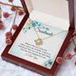 To My Soulmate, To My Wife Necklace, Wife Necklace, Wife Gift, WIfe Gift From Husband, Happy Anniversary, Meaningful Necklace Message Card and Gift Box Styles on Birthday, Christmas, Anniversary Love knot Thang