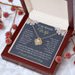 Wife Necklace Gift for Her, Soulmate Jewelry, Necklace for Future Soulmate, Valentine Anniversary Jewelry for Wife Necklace Gifts from Husband - Soulmate Gift Necklace with Message Card and Gift Box Love knot Thang