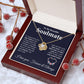 My Beautiful Soulmate Necklace My Last Everything, Promise Necklace For Her, Fiance Gifts For Her, Valentine Gifts For Future Wife With Message Card Box LED, Soulmate Necklace For Women, To My Wife Necklace copy Love knot Thang