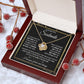 To My Soulmate Necklace for Women, Necklaces For Wife from Husband, Soulmate Necklace to My Future Wife, Necklace For Soulmate with Message Card and Necklace Gift Box Gift Box Styles on Birthday, Christmas, Wedding, Anniversary Love knot Thang