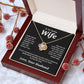 Valentine Gifts for Wife Necklace from Husband- Gifts for Wife from Husband, Valentine Gifts for Her Gifts Soulmate Message Card and Necklace Gift Box Gift Box Styles on Birthday, Wedding, Anniversary, Valentine Love knot Thang