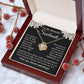 Soulmate Necklace Gift for Her, Soulmate Jewelry, Necklace for Future Wife, Wedding Valentine Jewelry for Wife Necklace Gifts from Husband - Soulmate Gift Necklace with Message Card and Gift Box Love knot Thang