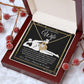 To My Beautiful Wife Necklace For Women, Funny Gifts For Girlfriend,Valentine Christmas Presents For Girlfriend, Best Birthday Meaningful Gift Ideas For Wife, Women Romantic Jewelry For Her Wedding Message Card and Gift Box Styles  Love knot Thang