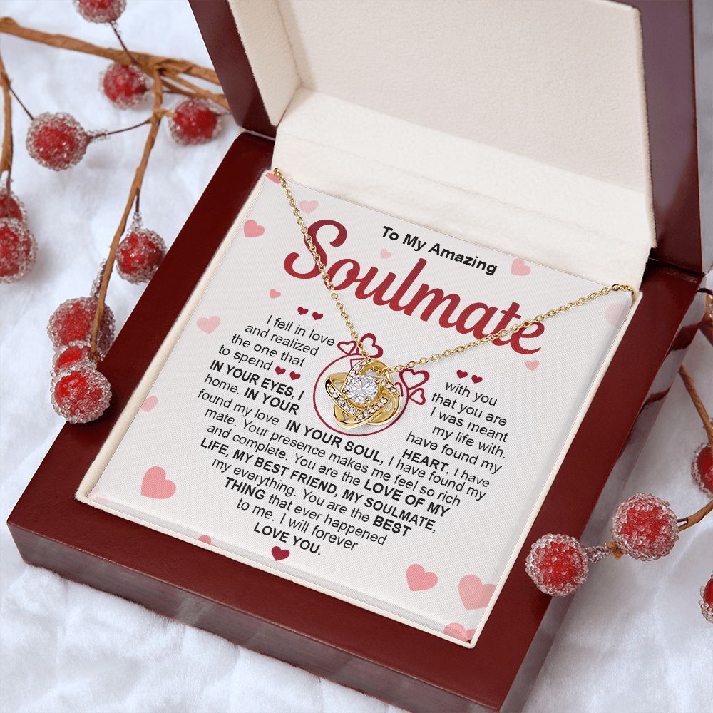 to my soulmate Love knot Thang