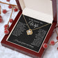 To My Beautiful Soulmate Necklace, Valentine Anniversary Jewelry for Women, Anniversary Gifts For Wife From Husband To My Wife Necklace Message Card and Necklace Gift Box Gift Box Styles on Birthday, Wedding, Anniversary, Valentine Love knot Thang