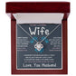 Soulmate Necklace For Women, To My Future Wife, Soulmate Gifts For Her, Future Wife Necklace, Necklaces For Girlfriend, To My Wife Necklace, Wife Necklace From Husband Necklace Message Card and Gift Box Styles on Birthday, Christmas, Valentine Love knot T