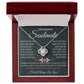 My Beautiful Soulmate Necklace Future Wife Gifts, Promise Necklace For Her, Fiance Gifts For Her, Valentine Gifts For Soulmate With Message Card Box LED, Soulmate Necklace For Women, To My Wife Necklace Love knot Thang