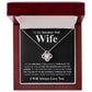 Gifts For Wife Birthday Gifts From Husband Necklace Valentines Day, Necklace for Future Soulmate, Valentine Anniversary Jewelry for Wife Necklace Gifts from Husband - Soulmate Gift Necklace with Message Card and Gift Box Love knot Thang