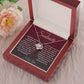 To My Soulmate Necklace For Women, Couple Gifts For Girlfriend, Valentine Christmas Presents For Girlfriend, Valentine Necklace Gifts For Wife, Women Romantic Jewelry For Her Vanlentine Day's Message Card and Gift Box Styles LOVE KNOT