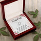 To My Wife Necklace Romantic Gifts For Her Unique Necklaces For Wife From Husband Cute Valentines Day Anniversary Birthday For Wife, Meaningful Necklace Message Card and Gift Box Styles on Birthday, Christmas, Anniversary Love knot Thang